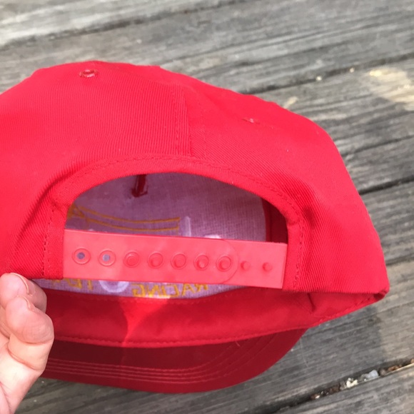 NWOT Red Slim Jim Raising Team Baseball Cap - Picture 3 of 5